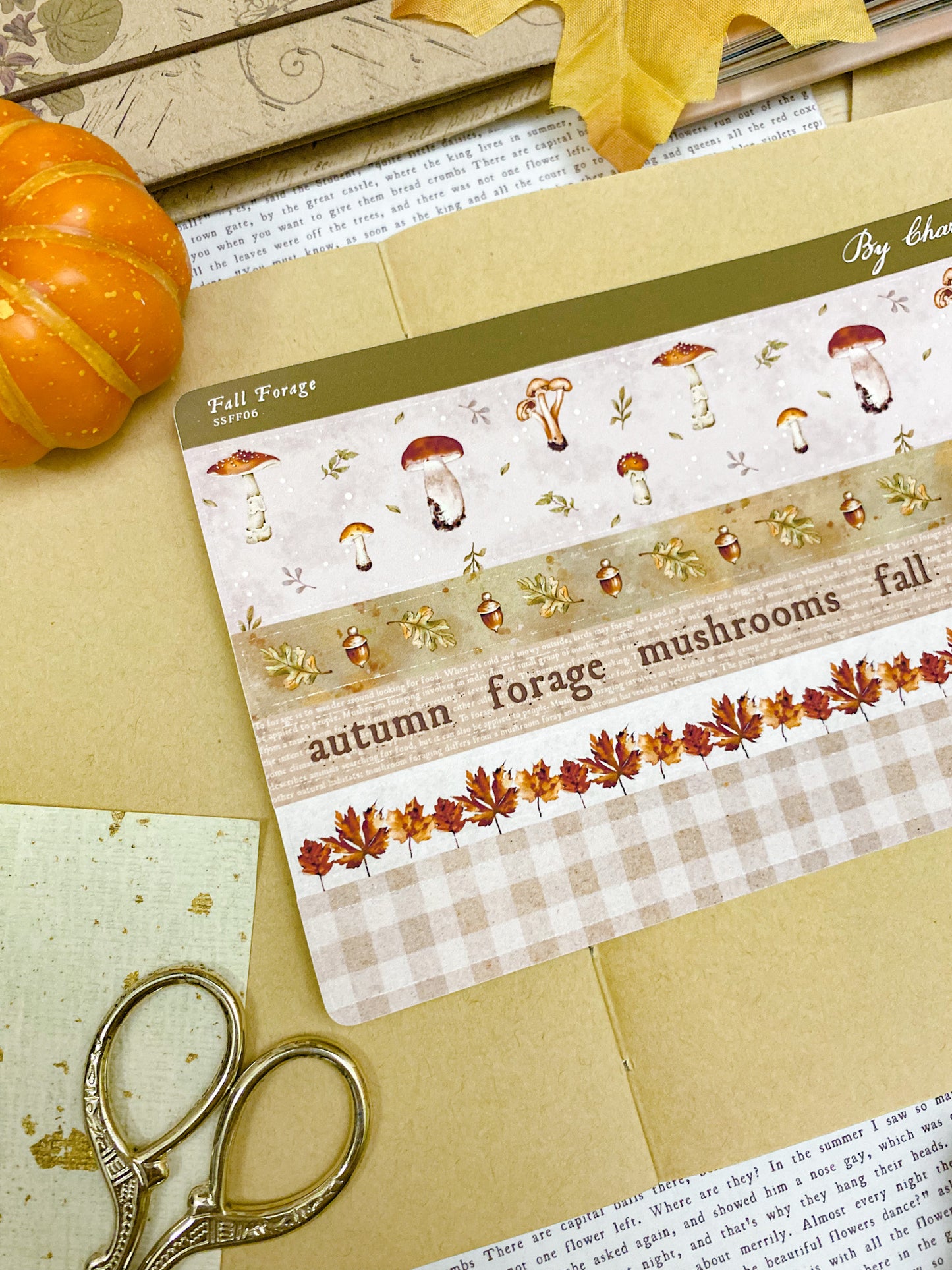 Fall Forage - Sticker Sheet 06 Patterns