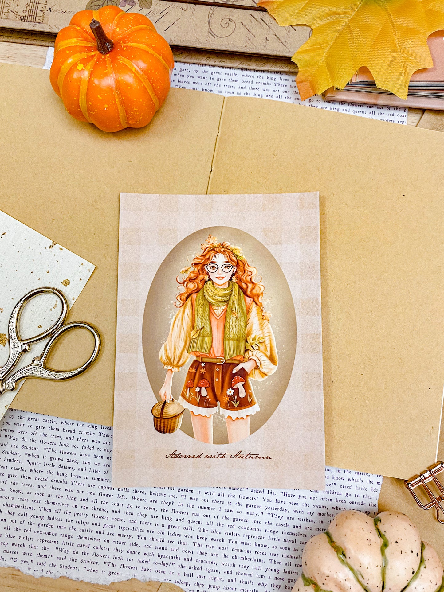 Adorned With Autumn - Art Print