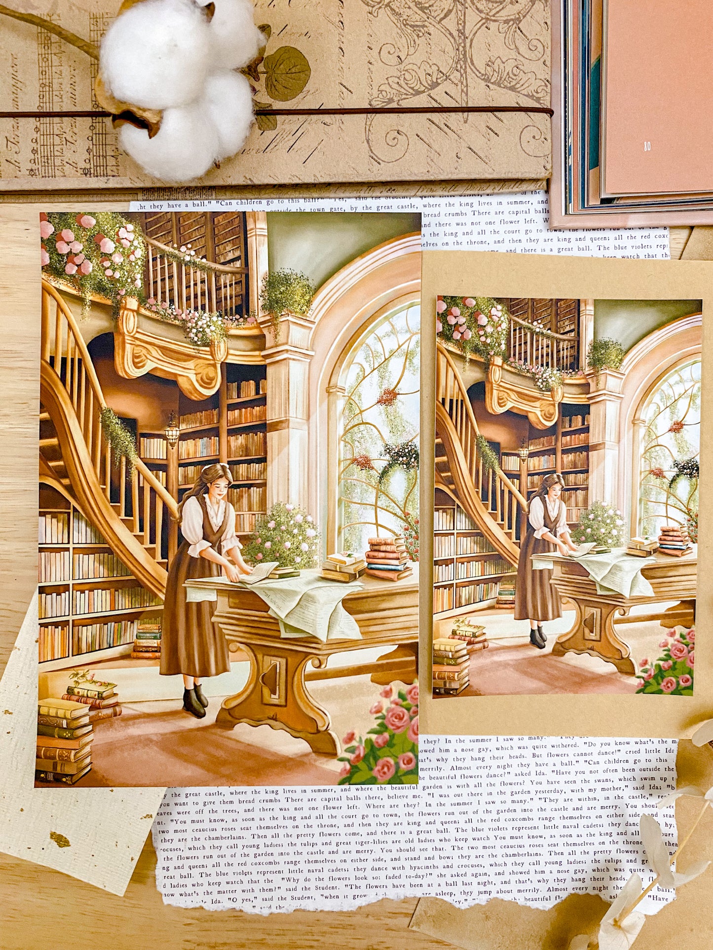 In The Labyrinth Of Books - Art Print