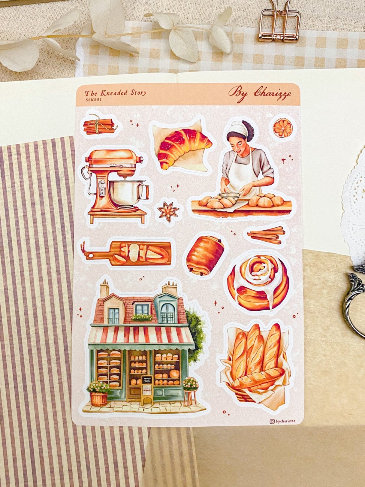 The Kneaded Story - Sticker Sheet 01