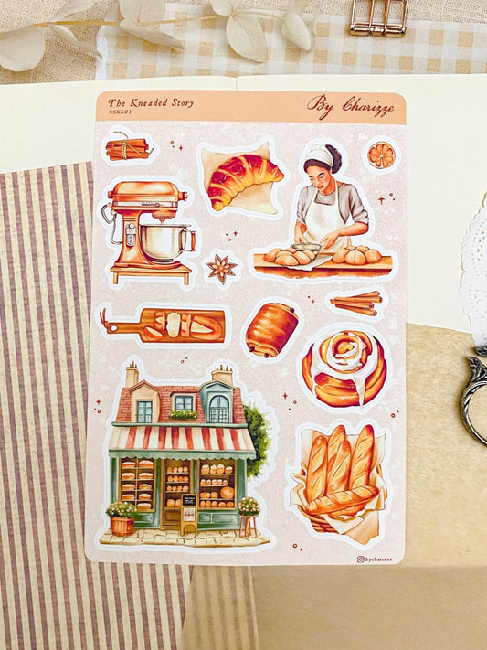 The Kneaded Story - Sticker Sheet 01