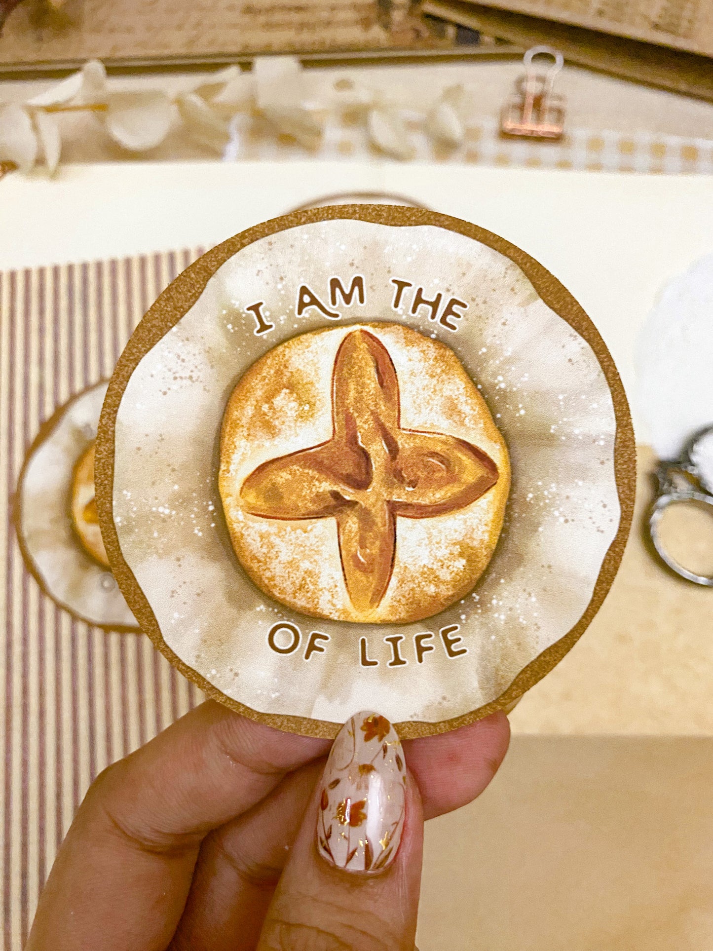 I Am The Bread Of Life - Scripture Individual Vinyl Sticker