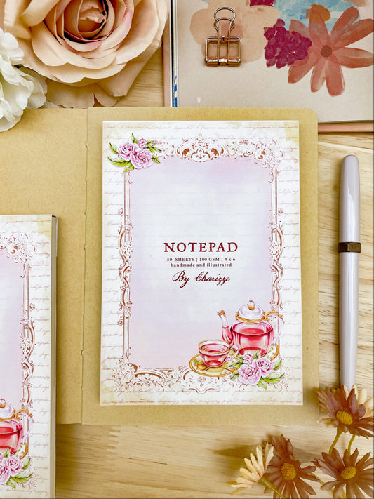 Hibiscus Tea Notepad