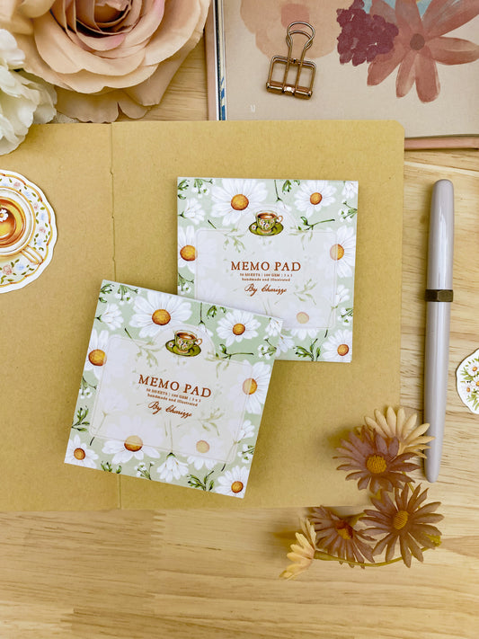 Chamomile Memo Pad