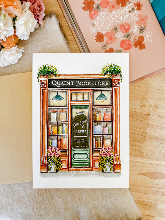 Quaint Bookstore - Art Print