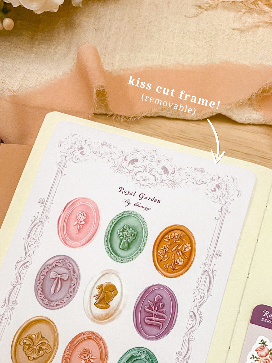 Royal Garden - Wax Seals Sticker Sheet