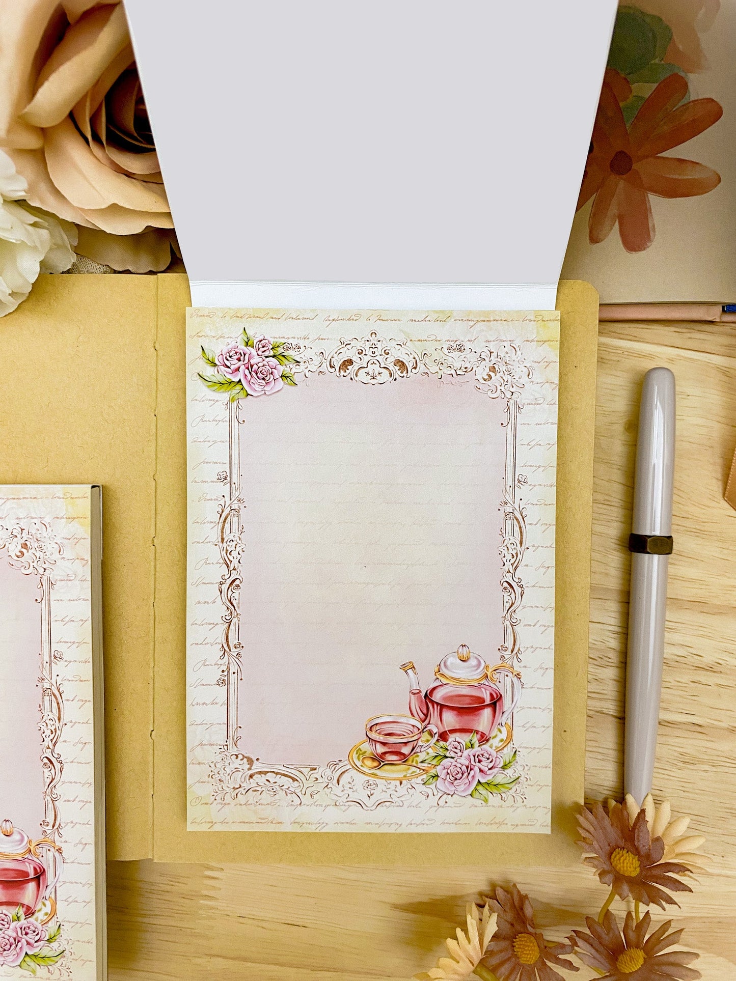 Hibiscus Tea Notepad