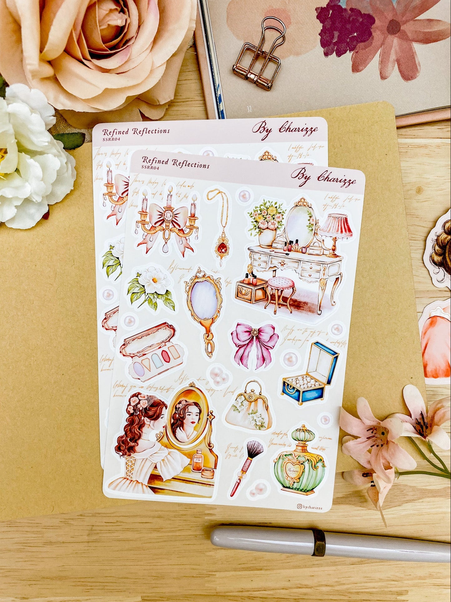 Refined Reflections - Sticker Sheet 04