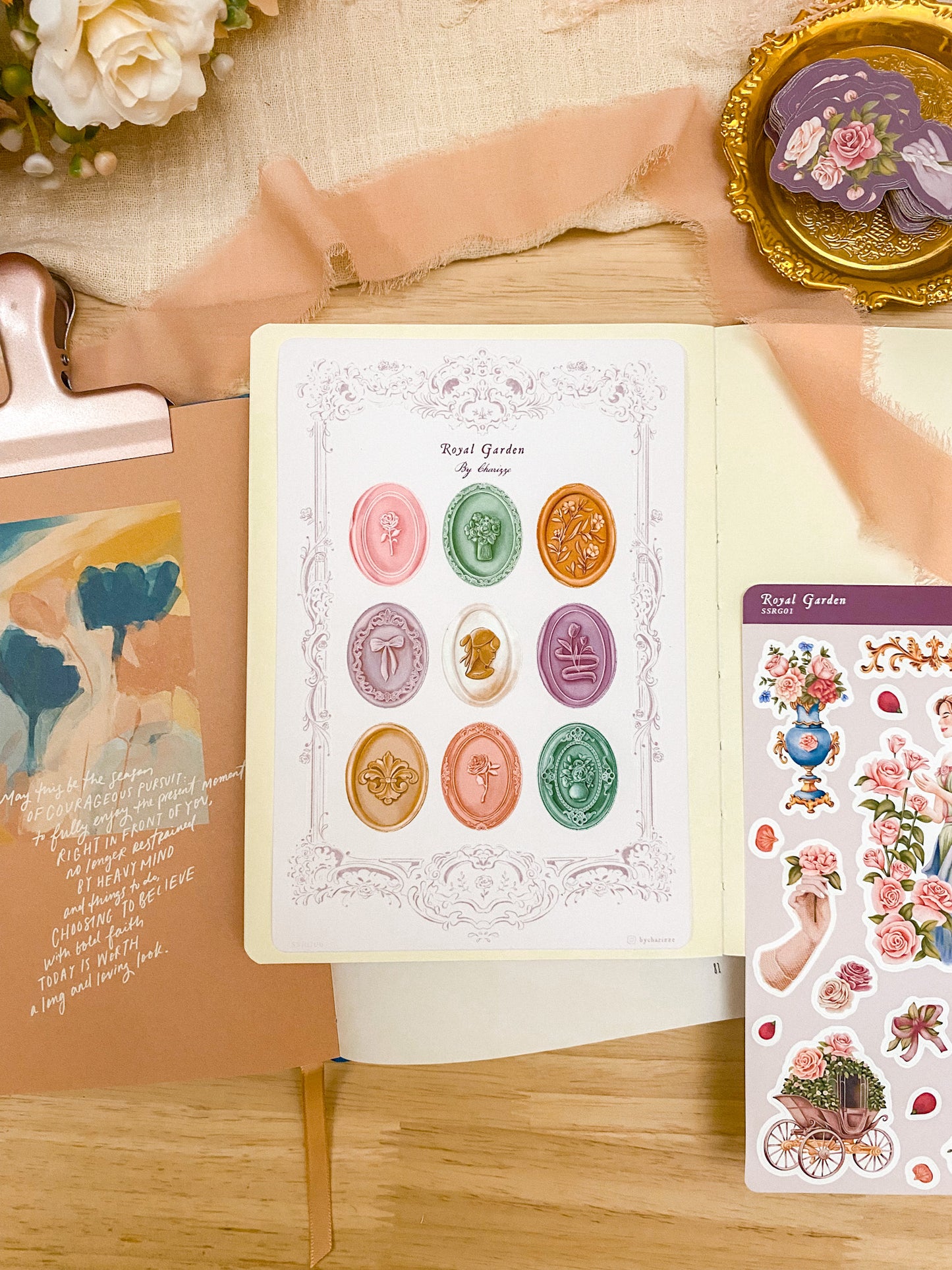 Royal Garden - Wax Seals Sticker Sheet