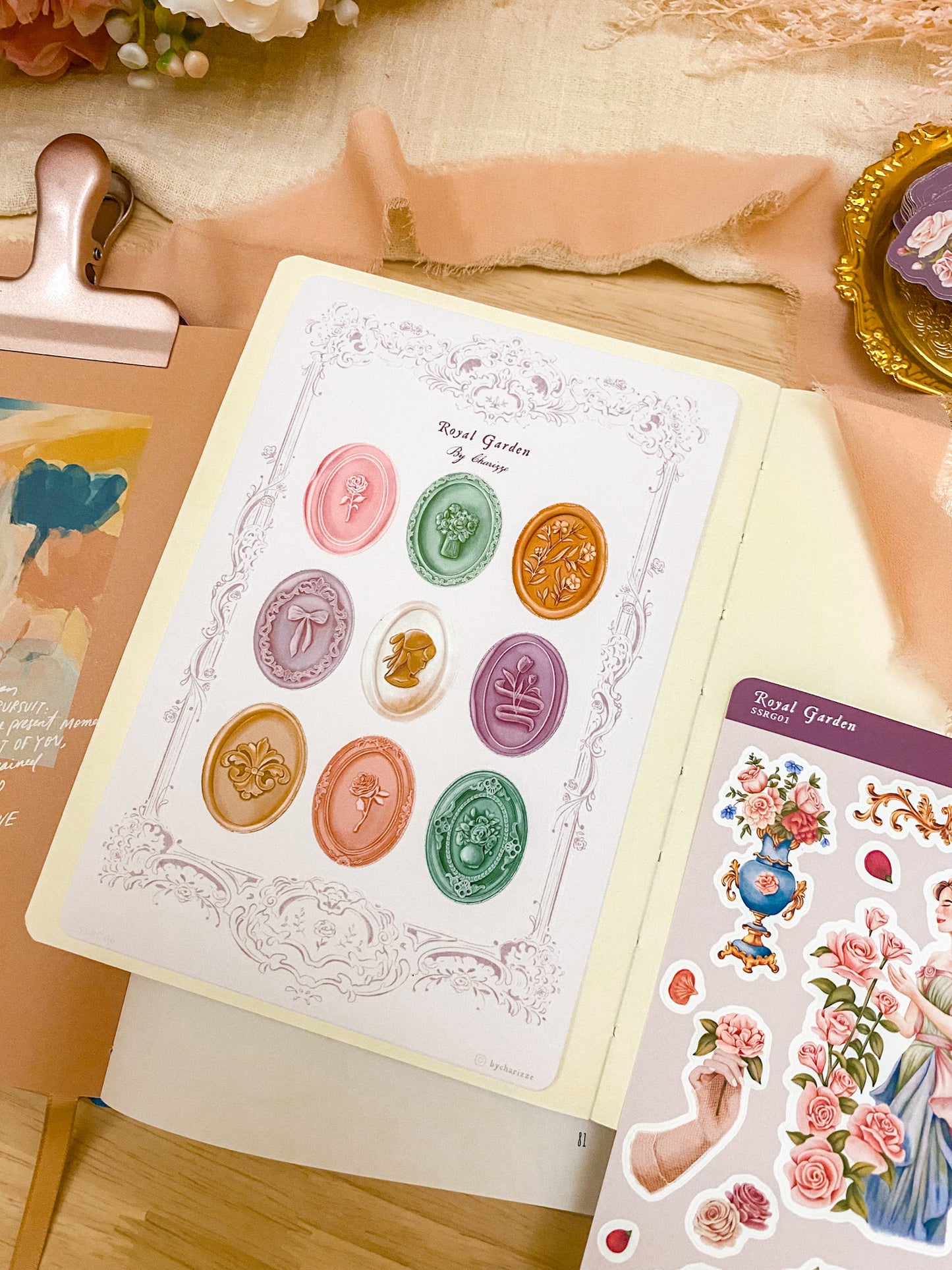 Royal Garden - Wax Seals Sticker Sheet