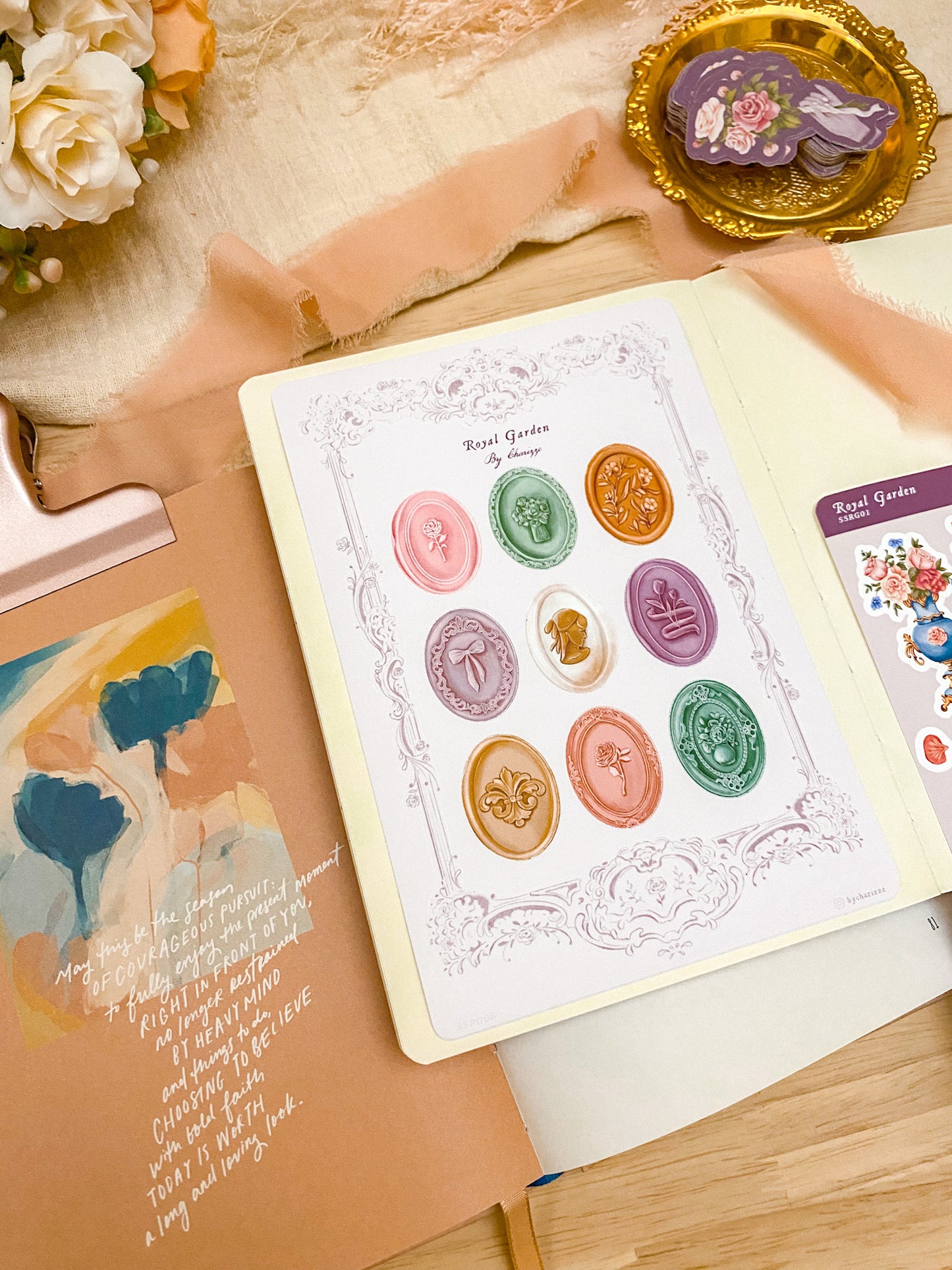 Royal Garden - Wax Seals Sticker Sheet