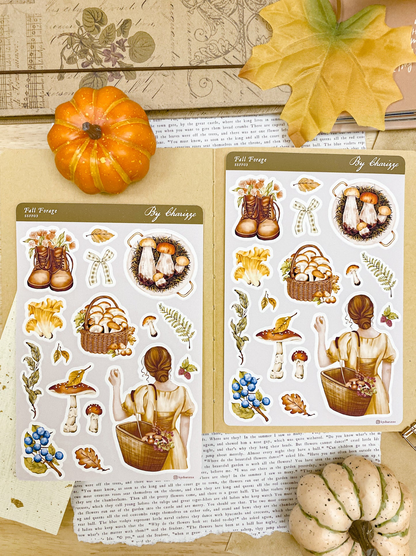 Fall Forage - Sticker Sheet 03